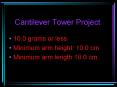 Cantilever Tower Project PowerPoint PPT Presentation