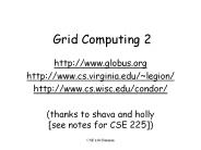 Grid Computing 2
