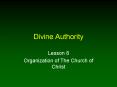 Divine Authority PowerPoint PPT Presentation