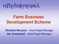 Farm Business Development Scheme PowerPoint PPT Presentation