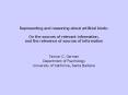 Representing and reasoning about artificial kinds: On the sources of relevant information, and the r PowerPoint PPT Presentation