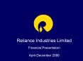 Reliance Industries Limited PowerPoint PPT Presentation