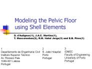 Modeling the Pelvic Floor using Shell Elements
