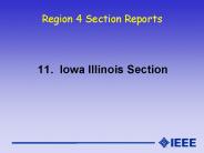 Region 4 Section Reports