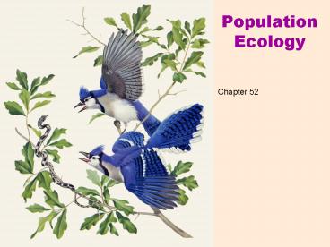 Population Ecology