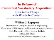 In Defense of Contextual Vocabulary Acquisition: