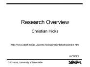 Research Overview