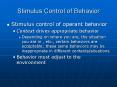 Stimulus Control of Behavior PowerPoint PPT Presentation