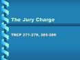 The Jury Charge PowerPoint PPT Presentation
