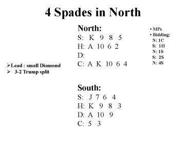 4 Spades in North