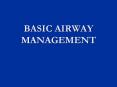 BASIC AIRWAY MANAGEMENT PowerPoint PPT Presentation