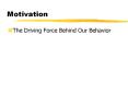 Motivation PowerPoint PPT Presentation