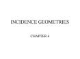 INCIDENCE GEOMETRIES PowerPoint PPT Presentation