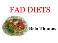 FAD DIETS PowerPoint PPT Presentation