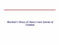 Shewharts Theory of Chance Cause Systems of Variation PowerPoint PPT Presentation