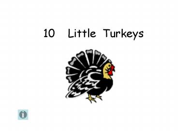 10 Little Turkeys