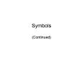Symbols PowerPoint PPT Presentation