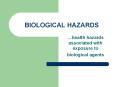 BIOLOGICAL HAZARDS PowerPoint PPT Presentation