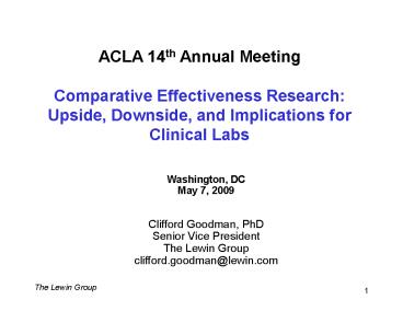 ACLA 14th Annual Meeting