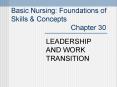 Basic Nursing: Foundations of Skills PowerPoint PPT Presentation
