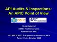 API Audits PowerPoint PPT Presentation