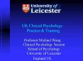 UK Clinical Psychology: Practice PowerPoint PPT Presentation