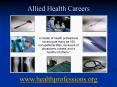 Allied Health Careers PowerPoint PPT Presentation