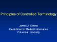 Principles of Controlled Terminology PowerPoint PPT Presentation