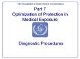 Part 7 Optimization of Protection in Medical Exposure PowerPoint PPT Presentation