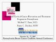 Breast and Cervical Cancer Prevention and Treatment Program in Pennsylvania PowerPoint PPT Presentation