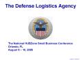The Defense Logistics Agency PowerPoint PPT Presentation