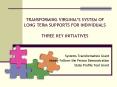 TRANSFORMING VIRGINIA PowerPoint PPT Presentation