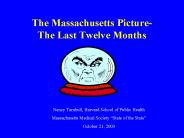 The Massachusetts Picture The Last Twelve Months