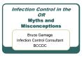 Infection Control in the OR Myths and Misconceptions PowerPoint PPT Presentation
