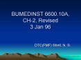 BUMEDINST 6600'10A, CH2, Revised 3 Jan 96 PowerPoint PPT Presentation