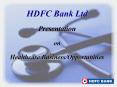 HDFC Bank Ltd PowerPoint PPT Presentation