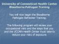 University of Connecticut Health Center Bloodborne Pathogen Training PowerPoint PPT Presentation