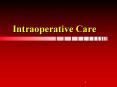 Intraoperative Care PowerPoint PPT Presentation