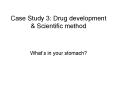 Case Study 3: Drug development PowerPoint PPT Presentation