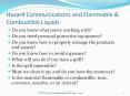 Hazard Communications and Flammable PowerPoint PPT Presentation