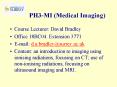 PH3MI Medical Imaging PowerPoint PPT Presentation