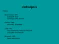 Antisepsis PowerPoint PPT Presentation