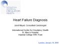Heart Failure Diagnosis PowerPoint PPT Presentation