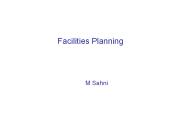Facilities Planning