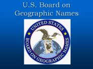 U.S. Board on Geographic Names