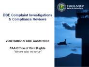 DBE Complaint Investigations