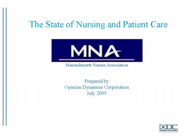 Massachusetts Nurses Association