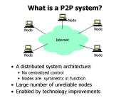 What is a P2P system