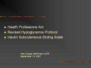 Health Professions Act