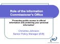 Role of the Information Commissioner PowerPoint PPT Presentation